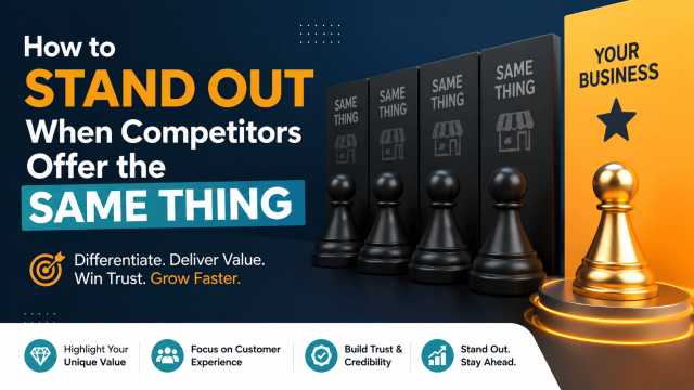 How to Stand Out When Competitors Offer the Same Thing