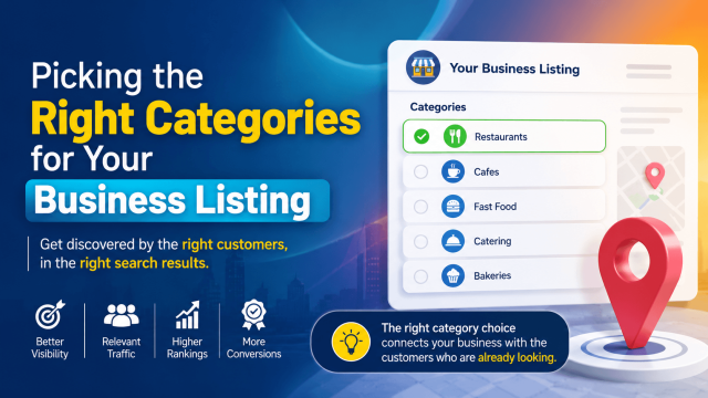 Picking the Right Categories for Your Business Listing